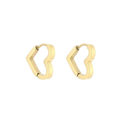 Bijoutheek JE12752 Oorring Hart Goud