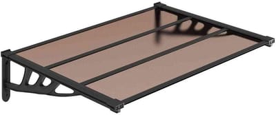 Deurluifel 122x90 cm Polycarbonaat Bescherming Tegen Weer en Wind Geen Merknaam