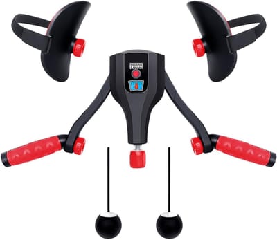 Bekkenbodemtrainer - Heup trainer - Spierversterking - Verstelbare weerstand - 34x24x12 cm - Zwart/Rood