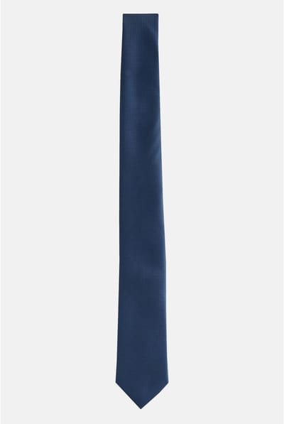 Next - Heren - Skinny - Stropdas met textuur - Blauw