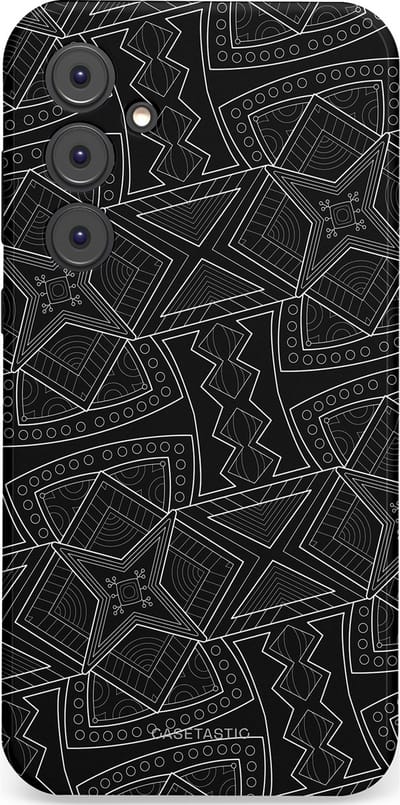 Casetastic Hoesje Geschikt voor Samsung A35 - Stijlvolle Beschermende Duo-layer Case - Afrikaanse kunst