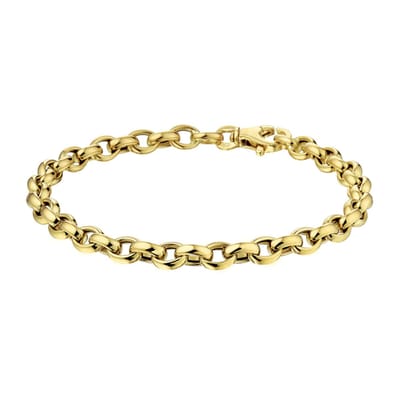 14K Geelgoud Armband Jasseron 5,0 Mm 19 Cm 4028187