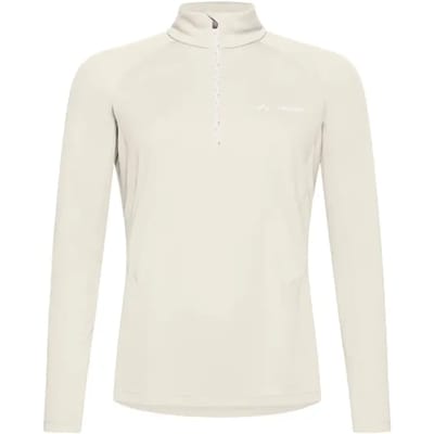 Vaude Larice Light Ii Half Rits Lange Mouw T-shirt Beige 40 Vrouw