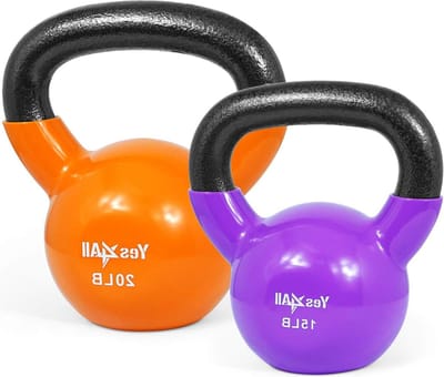 Vinyl gecoate gietijzeren kettlebell set van 68 9 kg - YQ7Z Kettlebell verstelbare kettlebell