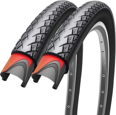2x Fietsbanden Wielrenfiets Stadsfiets 700x32c tot 700x42c KEVLAR Vouwbaar