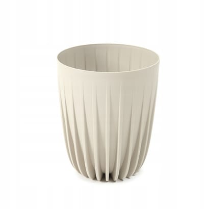 MIRA Donica Beżowa Ø19cm x 22.6cm - Modern & Weerbestendig