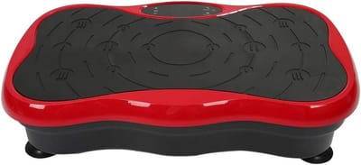 Vibratieplatform - Lichaamsvormer Fitness - Thuis Trainen - Stille Krachtige Motor - 53 x 325 cm - Zwart Rood