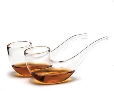 Dailygoody - Vinology Brandyglaas Pijpenvorm - Handgeblazen Glazen - Perfect voor Brandypartijen - 75 ml - Set van 2 - Verfijnd Genieten - Voor Volwas