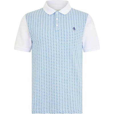 Original Penguin Geborduurd poloshirt voor heren met normale pasvorm (Wit)