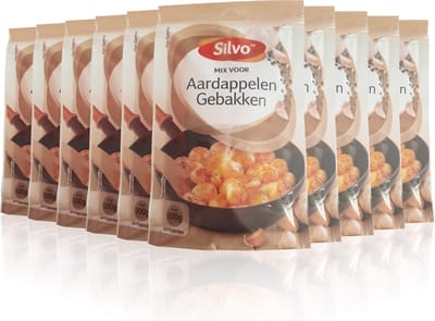 Silvo® | 10 x Mix Gebakken Aardappelen 36 g | zakjes | multipack