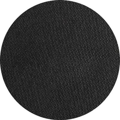 Superstar - Schmink - Zwart - Black Aqua Face & Bodypaint 45 gram - Roetveeg Piet - Sinterklaas