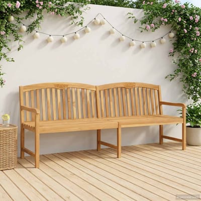 vidaXL - Handgemaakte - Rozenbank - 228 - x - 60 - x - 90 - cm - Massief - Teakhout
