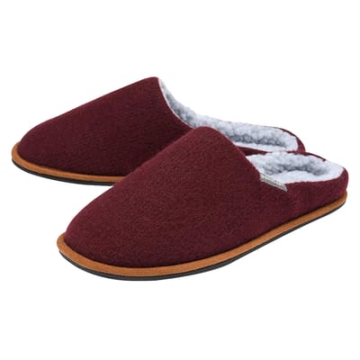 Heren Pluche Voering Muiltjeslippers Met Geheugen Foam