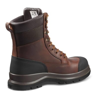 Carhartt F702905 Men’s Detroit Rugged Flex® Waterproof Insulated S3 High Safety Work Boot - Dark Brown-Dark brown-43