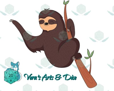 Luiaard Stickers - Zwaaiende Luiaard Hangend van een Tak - Sloth Sticker - Schattige Dieren - Luiaards - Journaling - Bullet Journal - Scrapbooking - Leuke Stickers - Laptop Sticker - Telefoon Sticker - Dieren - Dier - Lief - Cute