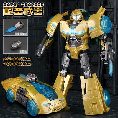 Transformeer Robot Speelgoed Film/TV-Thema Optimus Prime Actiefiguur Collectie Model Speelgoed Doos Kinder Verjaardagscadeau gray