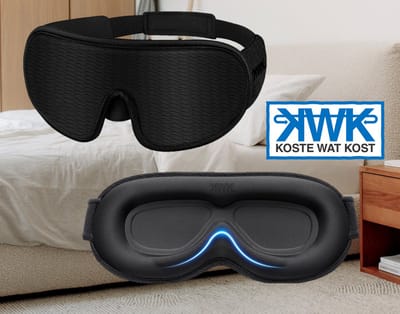 100% Verduisterend Slaapmasker voor vrouwen en mannen - Zonder Oogdruk - Ergonomisch ademend ontwerp verstelbaar - Oogbeweging en Wimpervriendelijk gezichtsmasker, Ultrazacht en Comfortabel oogmasker om te Slapen Slaaphulp