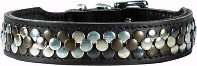 Hunter halsband arizona bruin nappaleer bruin onderlegd