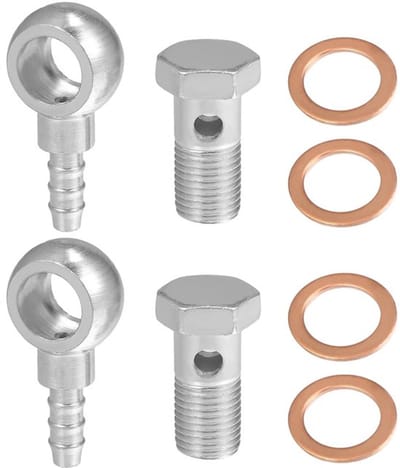 Store_7 - Banjo Fitting Adapter - Remsysteem - Zilveren Toon - 14mm