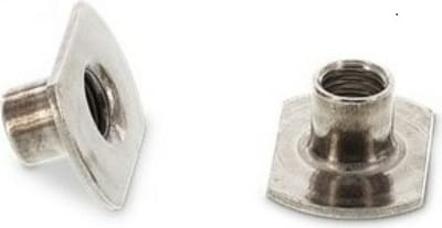 (24 STUKS) M4 d 17 / h 6 LASMOER (PUNTLASMOER) ZONDER LASPUNTEN RVS-A2 (AISI 304) DIN 9060