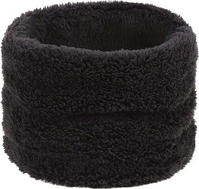 Livano Nekwarmer - Dames - Fleece - Motor - Bandana - Masker - Colsjaal - Sjaal - Gewatteerd - Skiën - Winter - Casual - Zwart