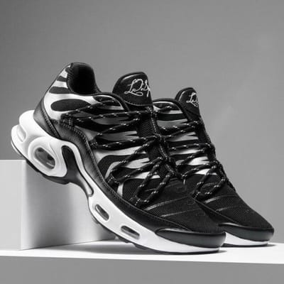 Air Cushion Schoenen Air Mesh Ademende Demping Veterschoenen Heren Sportschoenen Outdoor Training Hardloopschoenen 39 gray