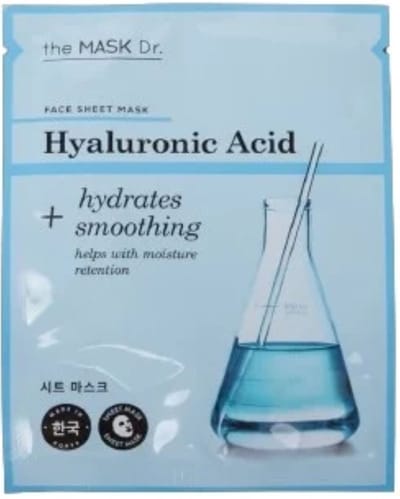 the MASK Dr. - Koreaans gezichtsmasker met hyaluronzuur - sheet mask - Hyaluronic Acid - hydraterend en verzachtend - tissue masker