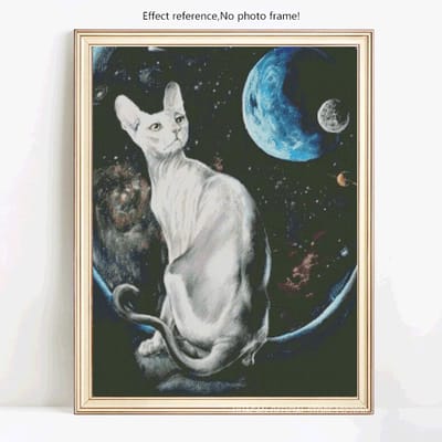 Images de strass animaux peinture diamant avec pierres rondes broderie diamant 20X30 gray