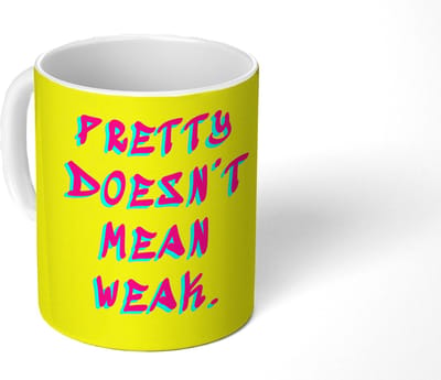 Mok - Koffiemok - Quote - Minimalistisch - Kleurrijk - Mokken - 350 ML - Beker - Koffiemokken - Theemok - Mok met Tekst