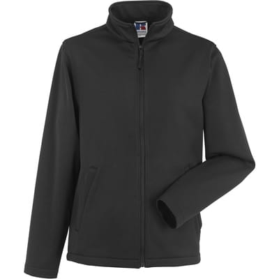 Russell Heren Slimme Softshell-jas (Zwart)
