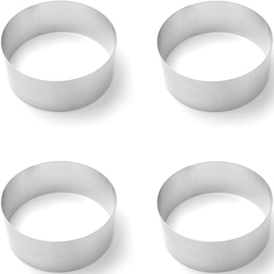 Hendi 512449 Serie - Ronde Bakringen Set - 4 Stuks