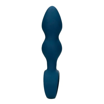 Teardrop Shaped Anal Plug - Large - Baltic Blue