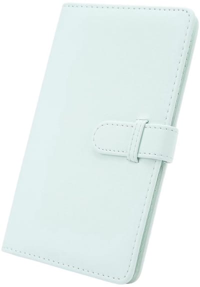 Zeynomax - Mini-fotoalbum - 3 Inch - PU-leer Album - Muntgroen - 108
