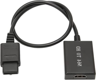HDMI Converter voor N64 en SNES, HD Link Kabel voor Hoge Kwaliteit Video, Ondersteunt PAL en NTSC Signalen