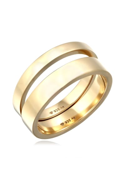 KUZZOI - Ring - Heren Casual Stapel Set in 925 sterling zilver - Heren