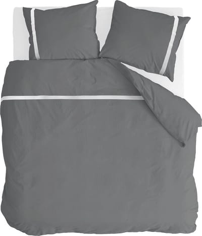 Walra Dekbedovertrek Timeless Chic - 240x220 - 100% Katoen (BCI) - Antraciet