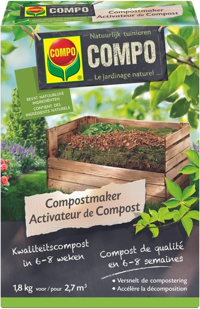 COMPO Compostmaker - kwaliteitscompost in 6 tot 8 weken - versnelt de compostering - doos 1,8 kg