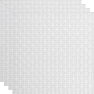Bouwplaat 20x20 Transparant Helder – Vierpak – Geschikt voor kleine bouwstenen – Brian’s Toys