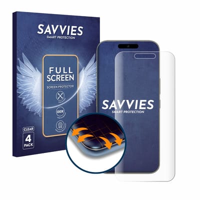 Savvies - Screenprotector voor Tecno Camon 50 Ultra - Folie Beschermfolie transparant volledig dekking 4 Stuks