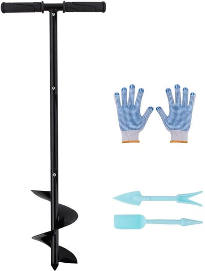 Omgoods - Handboor Set 150 mm voor Tuinieren met Antislip Handvat