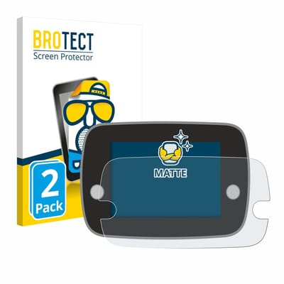 BROTECT - Screenprotector voor Fiat 500 Series 8 2020 Uconnect 7" - Folie Beschermfolie matte 2 Stuks