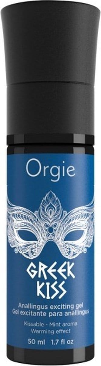 Orgie - Greek Kiss - Glijmiddel - 50ml - Warmte Effect - Munt Aroma - Anaal en Vaginaal