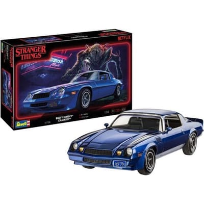 Revell Modelbouwpakket Auto - 07728 Stranger Things - Billy#039 Chevrolet Chevy Camaro - Amerikaanse Auto Plastic - 1:25 - Modelbouw