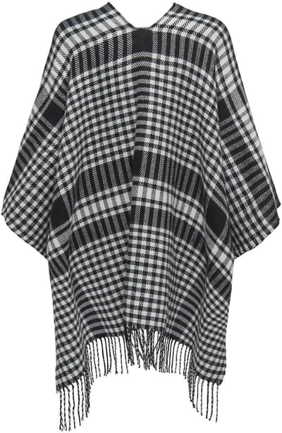 ONLY - ONLVIOLET CHECK PONCHO CC - Dames - Blouses