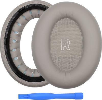 MMOBIEL Vervangende Oorkussens Geschikt voor Bose QuietComfort Ultra Wireless Noise Cancelling Hoofdtelefoons – Memory Foam en Protein PU Koptelefoon Oorkussens - Noise Isolation Earpads – Zandsteen