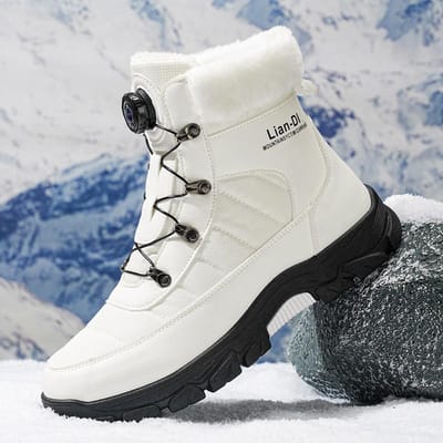 Herenmode Buiten Waterdichte Laarzen Sportschoenen Sneeuwlaarzen Wandelschoenen Heren Winter Warme Laarzen 44 wit
