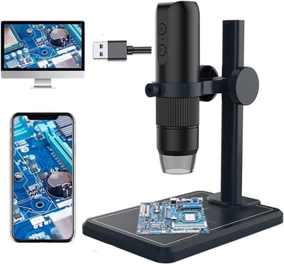 Digitale USB Microscoop - Vergrootglas Camera - Gedetailleerd Onderzoek - 8 LED Verlichting - 1600X Vergroting