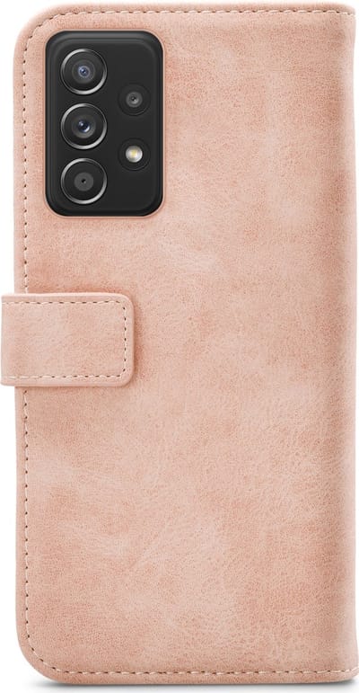 Mobilize Bookcase hoesje geschikt voor Samsung Galaxy A72 - Effen Roze - Kunstleer