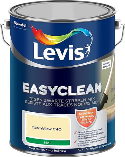 Levis - Easyclean Tegen Zwarte Strepen Mix - Clear Yellow C40 - Mengverf - 5 L