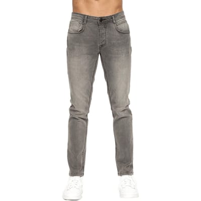 Crosshatch Heren Sheldons Slim Jeans (Lichtgrijs)